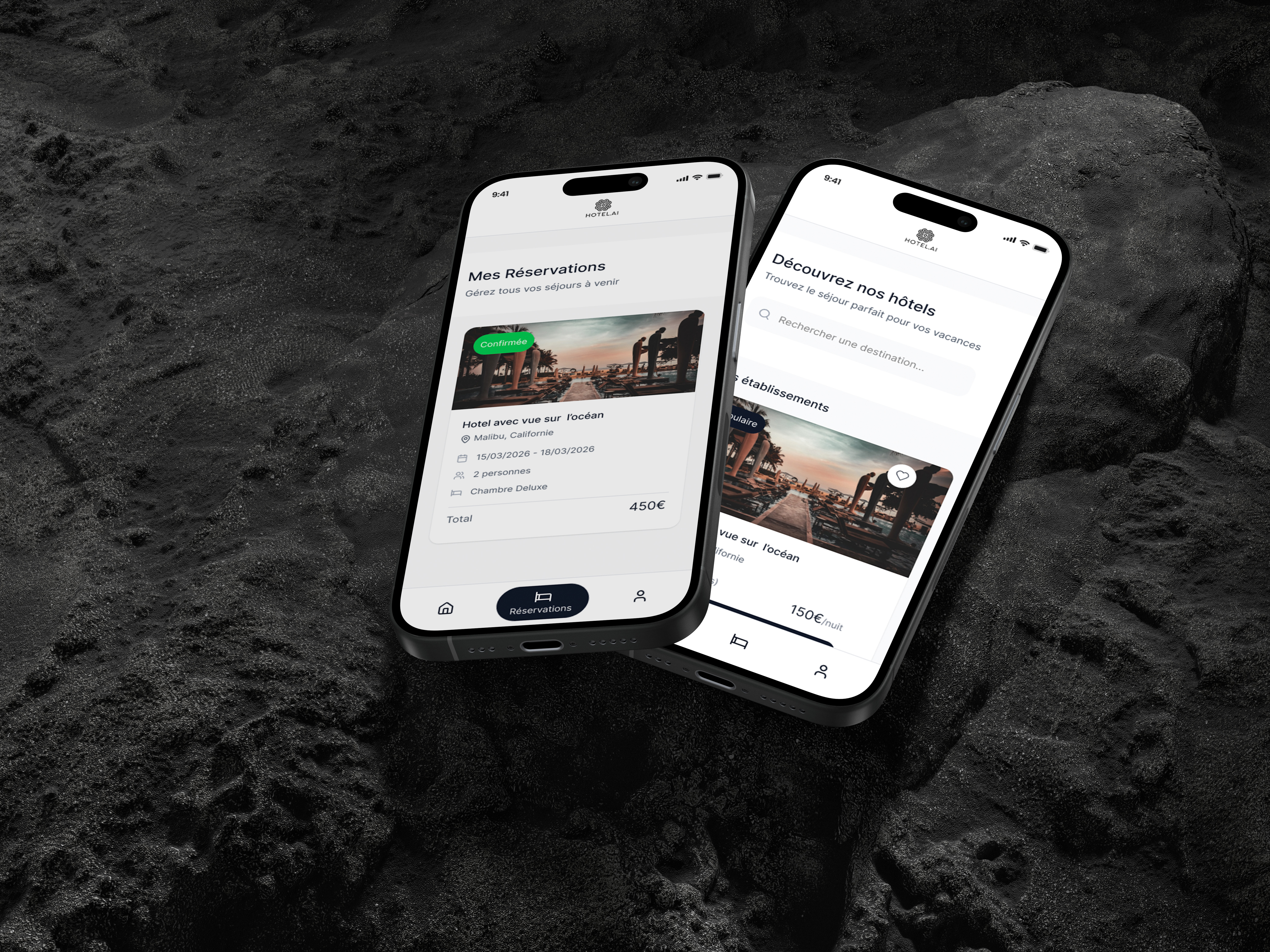 Mockup Wallet Hotel AI